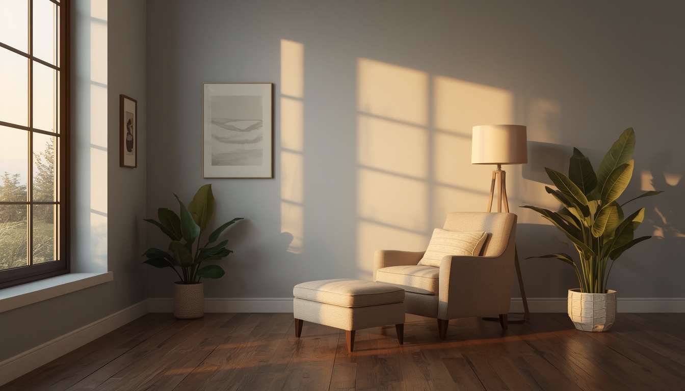 Vibrantflushing restful room evening setting