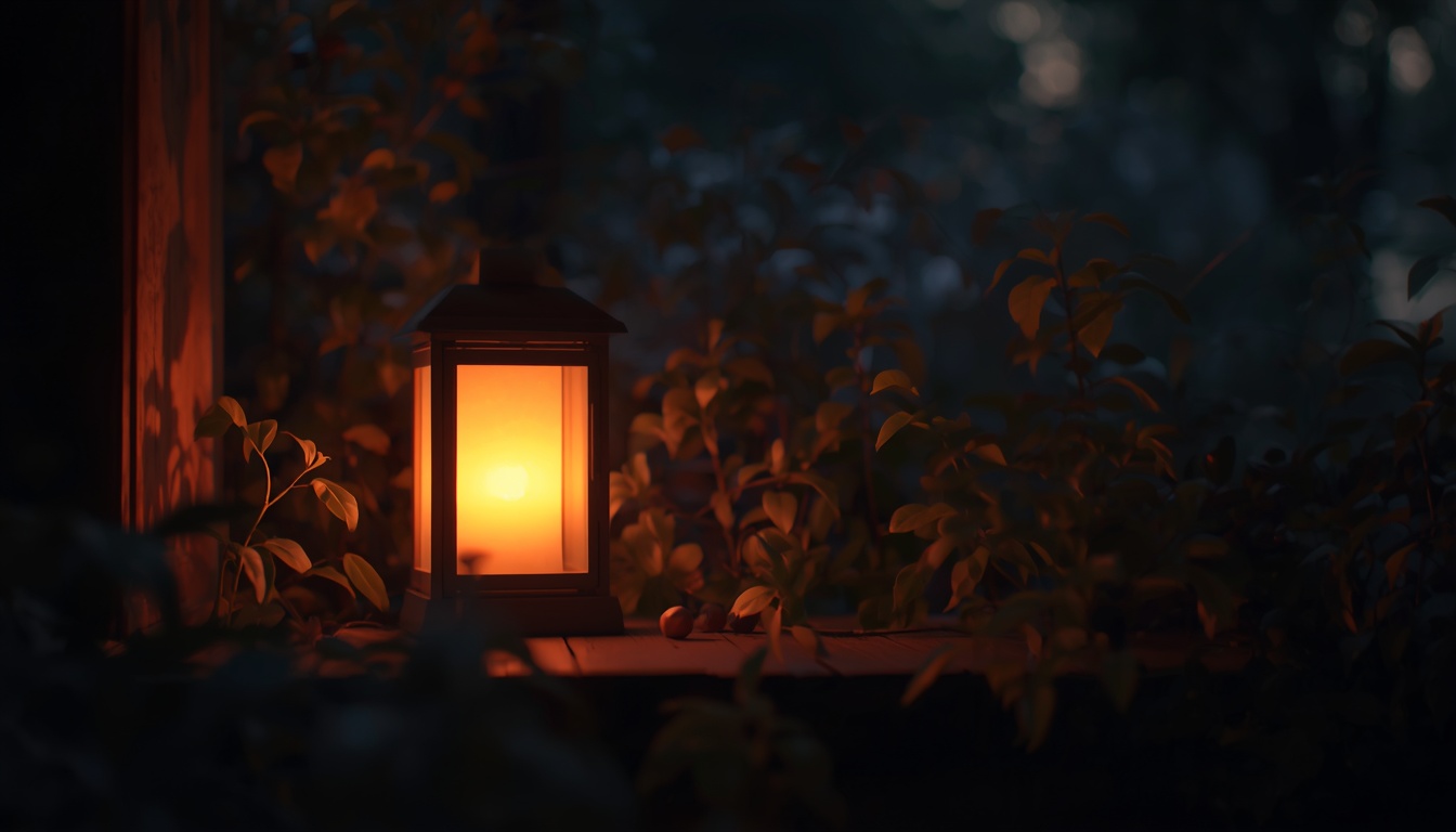 Vibrantflushing lamp for sleep preparation